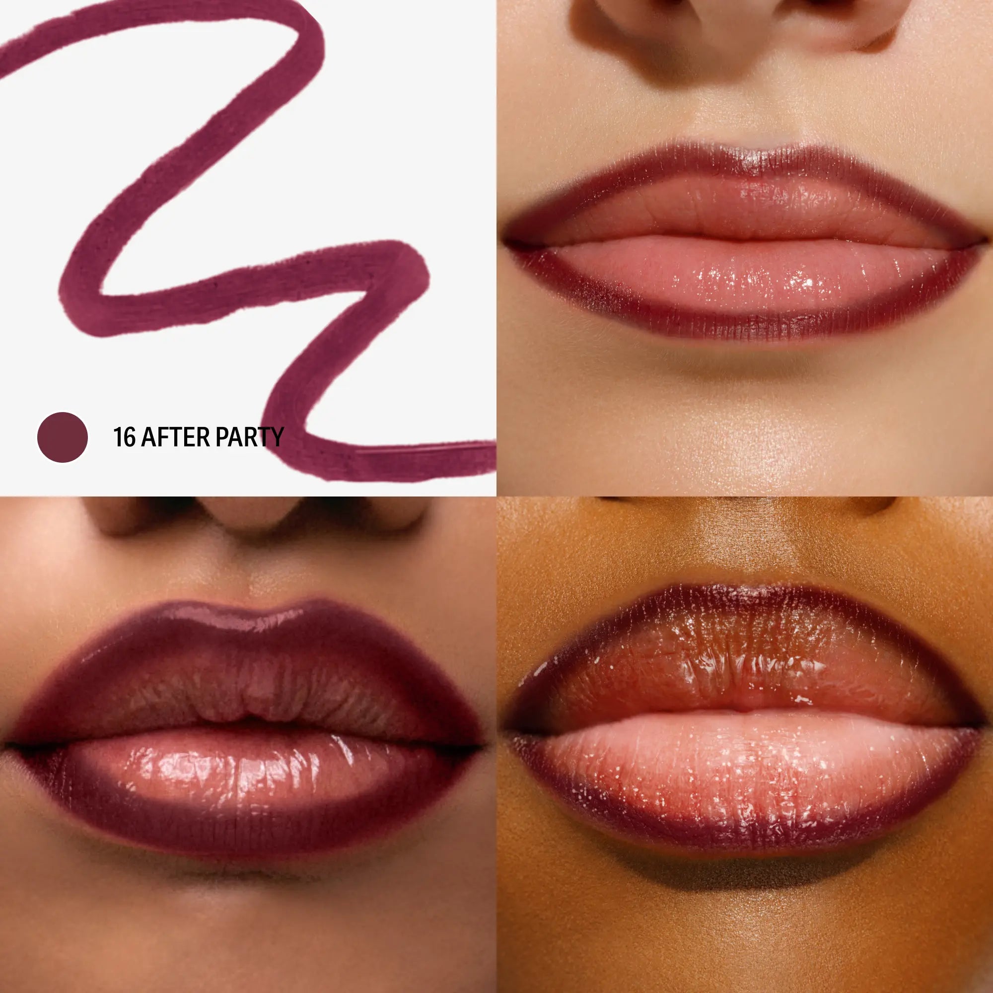 Sacheu Lip Liner STAY-N - Peel-Off Lip Liner Stain - All Day & Night Lip Liner with Hyaluronic Acid & Vitamin E - Long Lasting Formula - 0.12 Fl Oz / 3.5 Ml