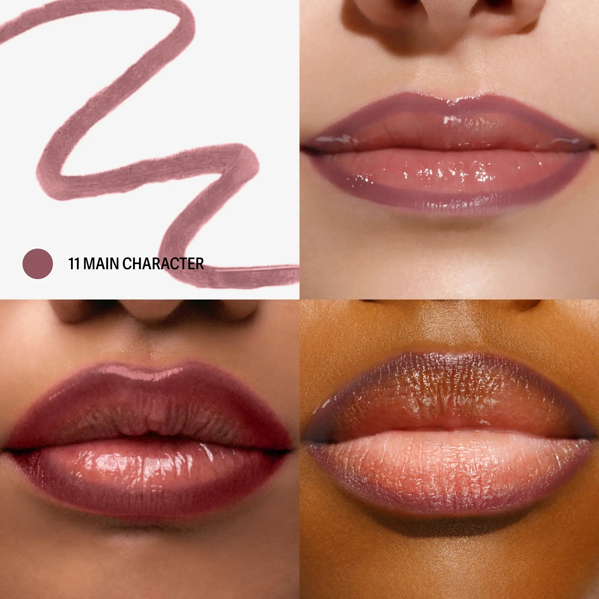 Sacheu Lip Liner STAY-N - Peel-Off Lip Liner Stain - All Day & Night Lip Liner with Hyaluronic Acid & Vitamin E - Long Lasting Formula - 0.12 Fl Oz / 3.5 Ml