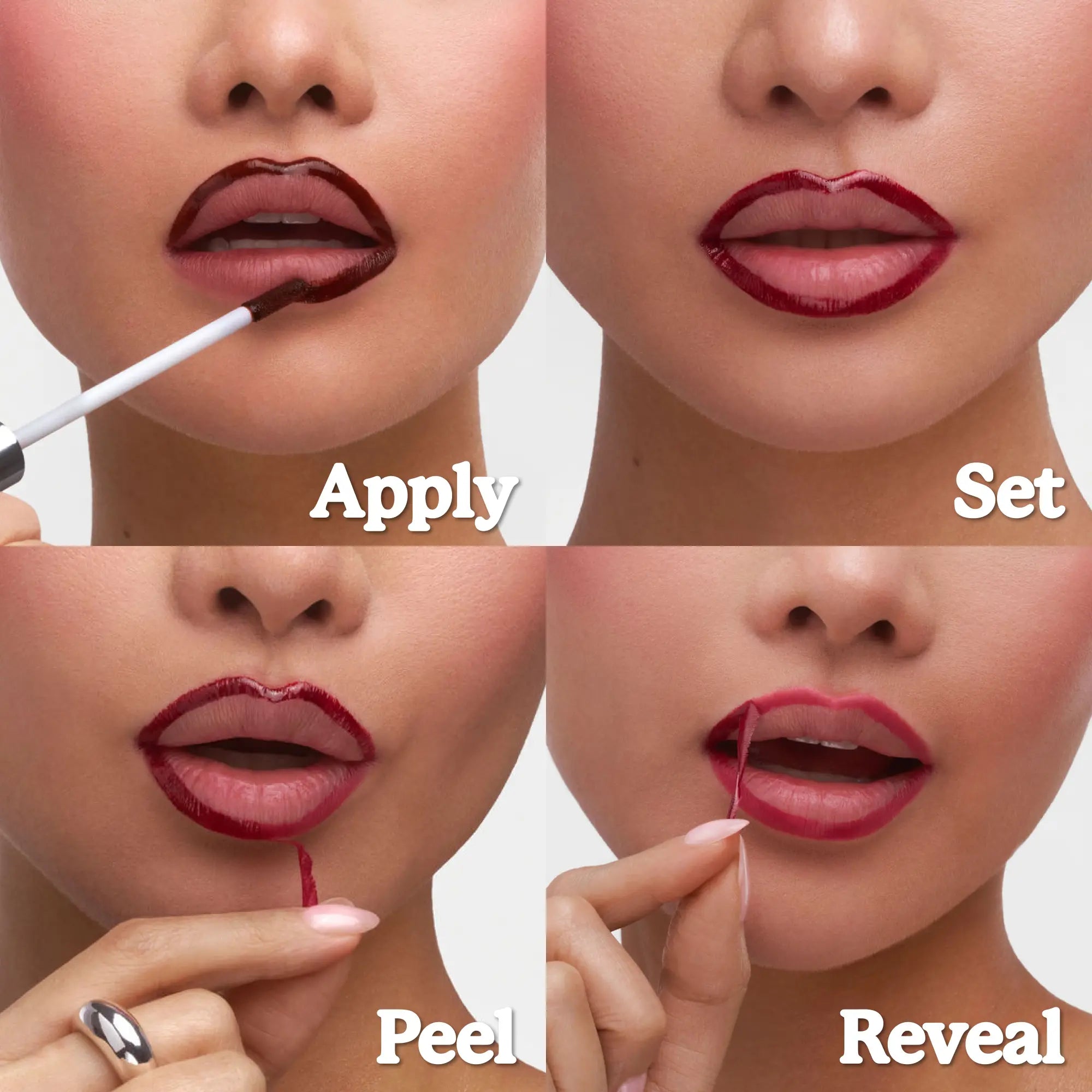 Sacheu Lip Liner STAY-N - Peel-Off Lip Liner Stain - All Day & Night Lip Liner with Hyaluronic Acid & Vitamin E - Long Lasting Formula - 0.12 Fl Oz / 3.5 Ml