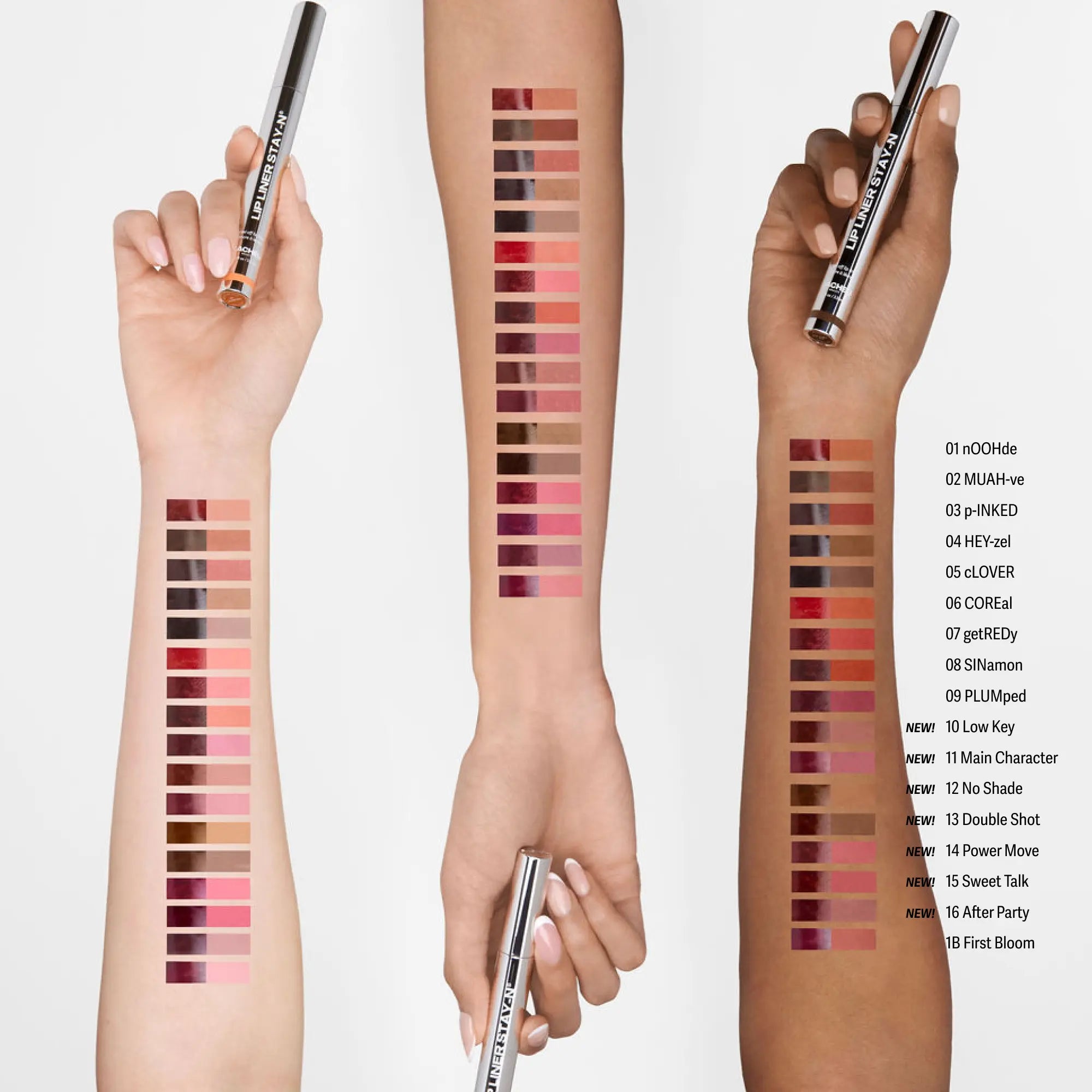 Sacheu Lip Liner STAY-N - Peel-Off Lip Liner Stain - All Day & Night Lip Liner with Hyaluronic Acid & Vitamin E - Long Lasting Formula - 0.12 Fl Oz / 3.5 Ml