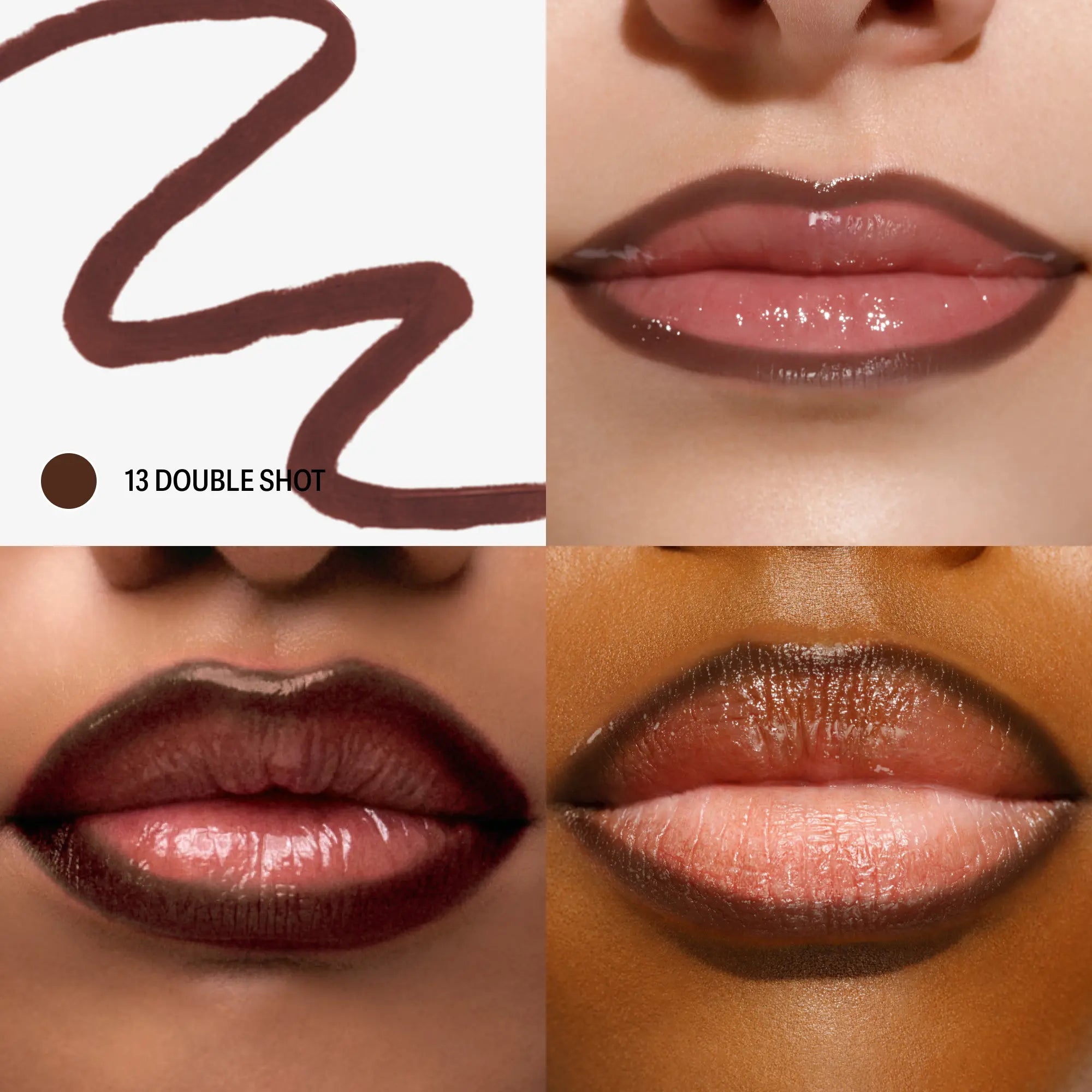 Sacheu Lip Liner STAY-N - Peel-Off Lip Liner Stain - All Day & Night Lip Liner with Hyaluronic Acid & Vitamin E - Long Lasting Formula - 0.12 Fl Oz / 3.5 Ml