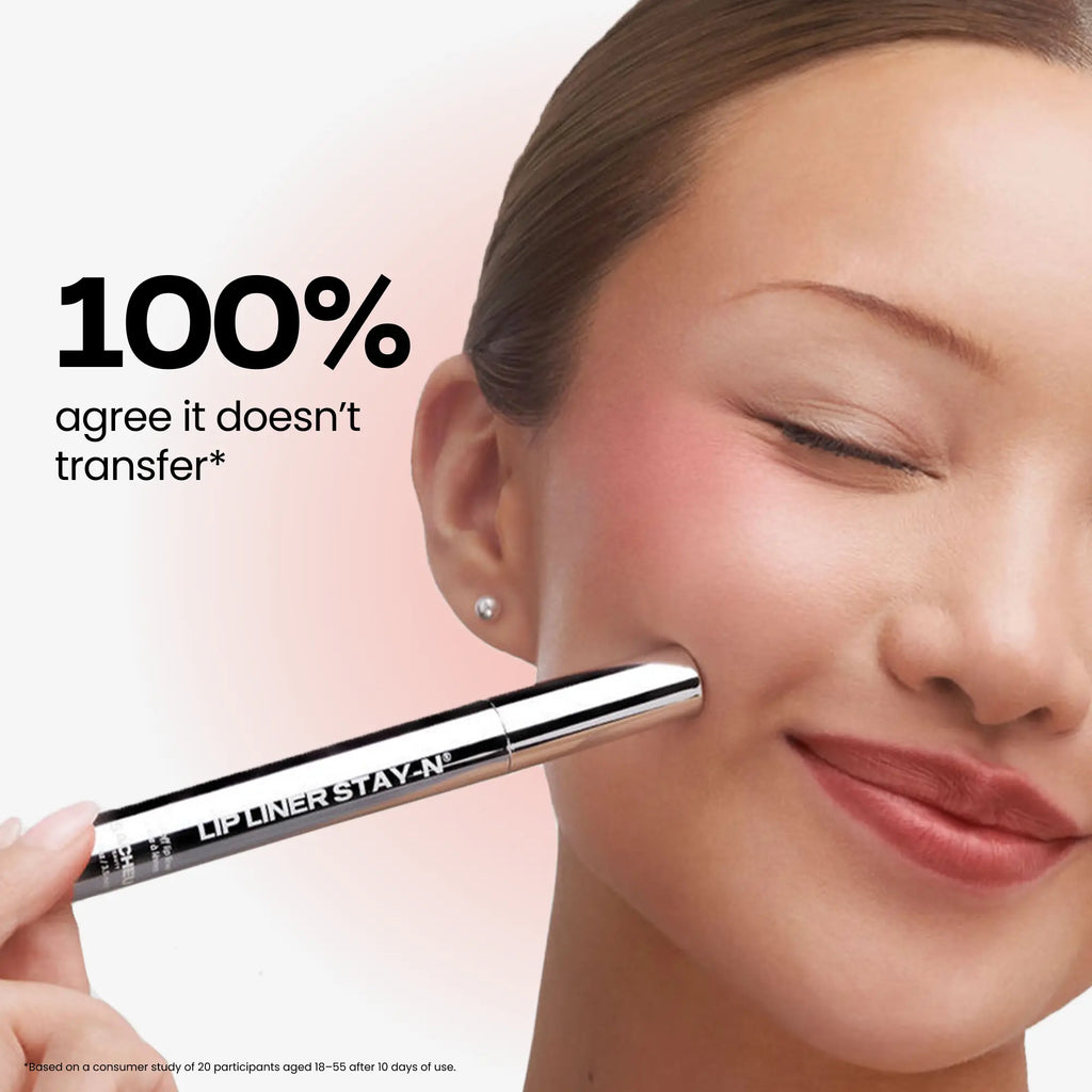 Sacheu Lip Liner STAY-N - Peel-Off Lip Liner Stain - All Day & Night Lip Liner with Hyaluronic Acid & Vitamin E - Long Lasting Formula - 0.12 Fl Oz / 3.5 Ml